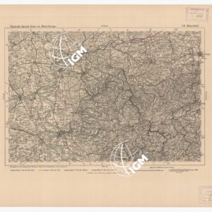 SPECIAL KARTE VON MITTEL EUROPA - DUSSELDORF F 331