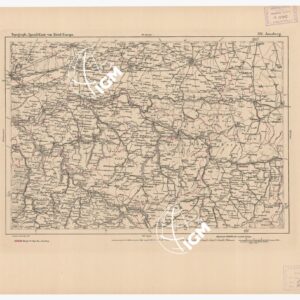 SPECIAL KARTE VON MITTEL EUROPA - ARNSBERG F 332