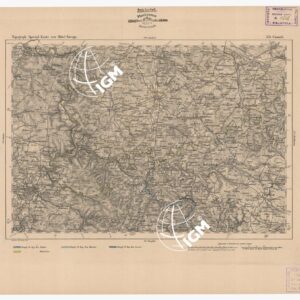 SPECIAL KARTE VON MITTEL EUROPA - CASSEL F 334