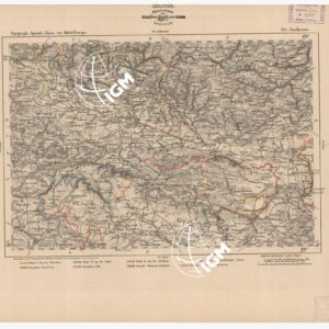 SPECIAL KARTE VON MITTEL EUROPA - NordHAUSEN F 335