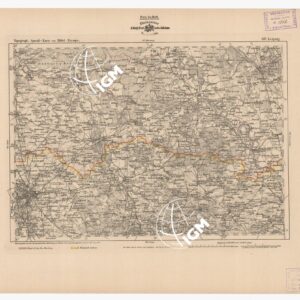 SPECIAL KARTE VON MITTEL EUROPA - LEIPZIG F 337