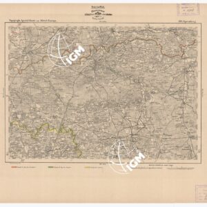 SPECIAL KARTE VON MITTEL EUROPA - SPREMBERG F 339