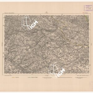 SPECIAL KARTE VON MITTEL EUROPA - ST. OMER F 353