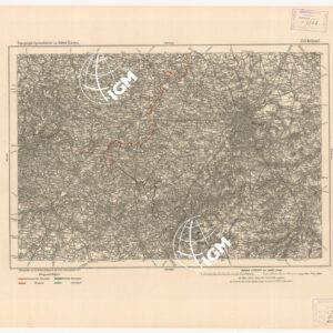 SPECIAL KARTE VON MITTEL EUROPA - BRUSSEL F 355