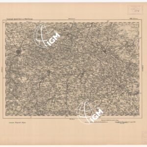 SPECIAL KARTE VON MITTEL EUROPA - LOWEN F 356