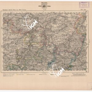 SPECIAL KARTE VON MITTEL EUROPA - JENA F 363