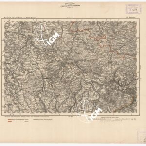 SPECIAL KARTE VON MITTEL EUROPA - DRESDEN F 365