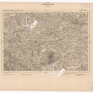 SPECIAL KARTE VON MITTEL EUROPA - BRESLAU F 368