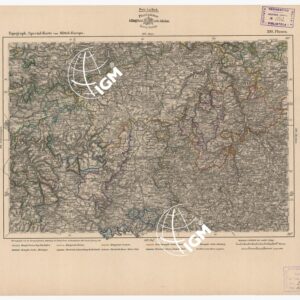 SPECIAL KARTE VON MITTEL EUROPA - PLAUEN F 392