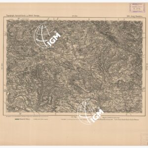 SPECIAL KARTE VON MITTEL EUROPA - JUNG BUNZLAU F 395