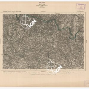 SPECIAL KARTE VON MITTEL EUROPA - HOHENELBE F 396