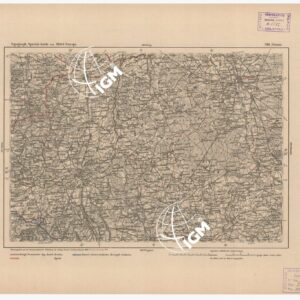 SPECIAL KARTE VON MITTEL EUROPA - NEISSE F 398