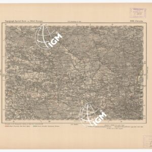 SPECIAL KARTE VON MITTEL EUROPA - GLEIWITZ F 399