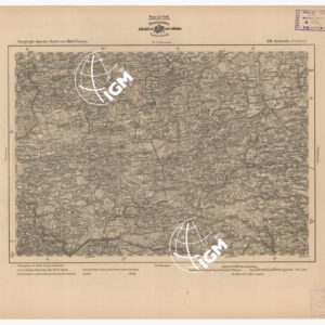 SPECIAL KARTE VON MITTEL EUROPA - SEWERSH (SIEWIERZ) F 400