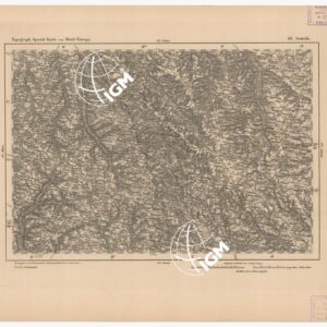 SPECIAL KARTE VON MITTEL EUROPA - AUMALE F 411