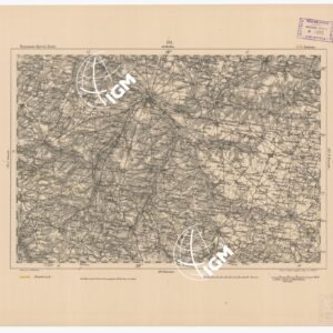 SPECIAL KARTE VON MITTEL EUROPA - AMIENS F 412