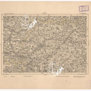 SPECIAL KARTE VON MITTEL EUROPA - ST. QUENTIN F 413