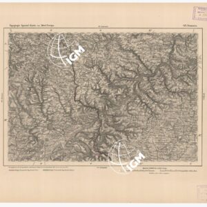 SPECIAL KARTE VON MITTEL EUROPA - SIMMERN F 417