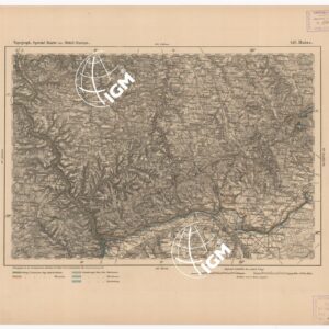 SPECIAL KARTE VON MITTEL EUROPA - MAINZ F 418