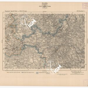 SPECIAL KARTE VON MITTEL EUROPA - FRANKFURT A'M F 419