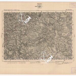 SPECIAL KARTE VON MITTEL EUROPA - SCHWEINFURT F 420