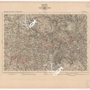 SPECIAL KARTE VON MITTEL EUROPA - COBURG F 421