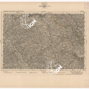 SPECIAL KARTE VON MITTEL EUROPA - HOF F 422