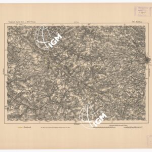 SPECIAL KARTE VON MITTEL EUROPA - DOULLENS F 382