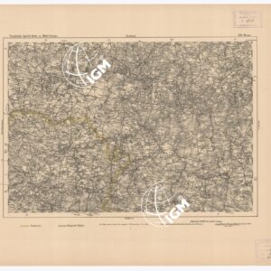 SPECIAL KARTE VON MITTEL EUROPA - MONS F 384