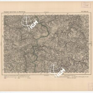 SPECIAL KARTE VON MITTEL EUROPA - MALMEDY F 386