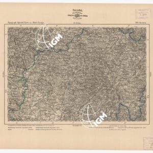 SPECIAL KARTE VON MITTEL EUROPA - GIESSEN F 389