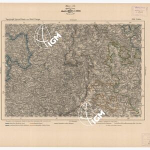 SPECIAL KARTE VON MITTEL EUROPA - FULDA F 390