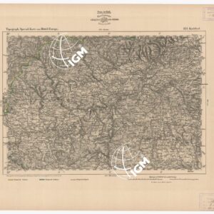 SPECIAL KARTE VON MITTEL EUROPA - KARLSBAD F 423