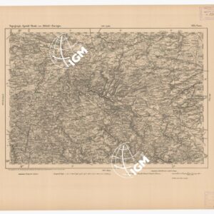 SPECIAL KARTE VON MITTEL EUROPA - SAAZ F 424