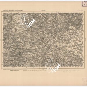 SPECIAL KARTE VON MITTEL EUROPA - PRAG F 425