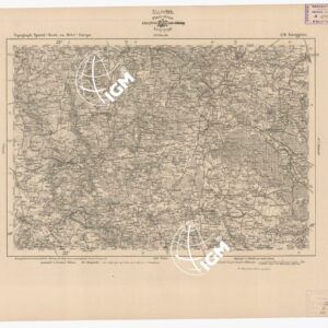 SPECIAL KARTE VON MITTEL EUROPA - KONIGGRATZ F 426