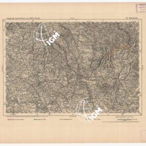 SPECIAL KARTE VON MITTEL EUROPA - MITTELWALDE F 427