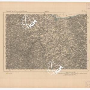 SPECIAL KARTE VON MITTEL EUROPA - CAEN F 439