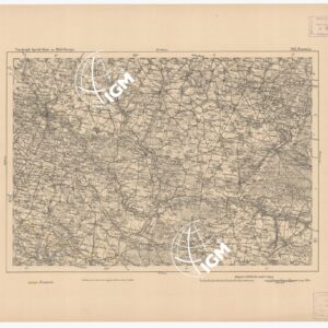 SPECIAL KARTE VON MITTEL EUROPA - BEAUVAIS F 442