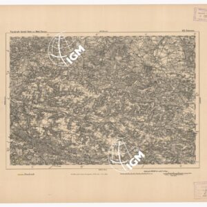 SPECIAL KARTE VON MITTEL EUROPA - SOISSONS F 443