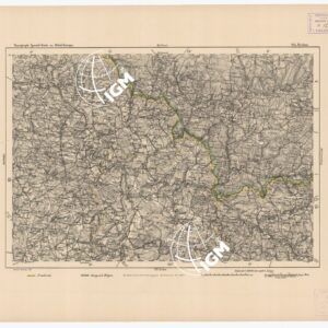 SPECIAL KARTE VON MITTEL EUROPA - SEDAN F 445