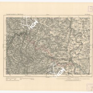 SPECIAL KARTE VON MITTEL EUROPA - WORMS F 448