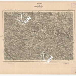 SPECIAL KARTE VON MITTEL EUROPA - BAMBERG F 451