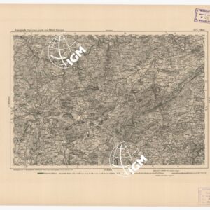 SPECIAL KARTE VON MITTEL EUROPA - PILSEN F 454