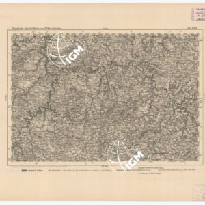 SPECIAL KARTE VON MITTEL EUROPA - EULE F 455