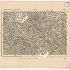 SPECIAL KARTE VON MITTEL EUROPA - CASLAU F 456