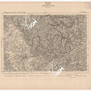 SPECIAL KARTE VON MITTEL EUROPA - OLMUTZ F 458