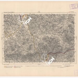 SPECIAL KARTE VON MITTEL EUROPA - TESCHEN F 459