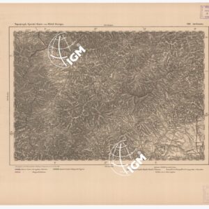 SPECIAL KARTE VON MITTEL EUROPA - JORDANOW F 460