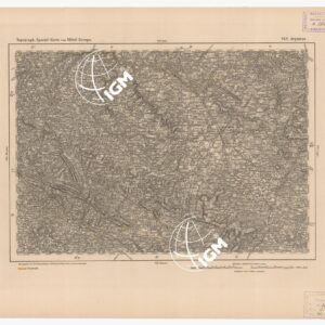 SPECIAL KARTE VON MITTEL EUROPA - ARGENTAN F 469